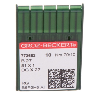 Иглы GROZ-BECKERT DCx27 №70 (уп.10шт.) (0)