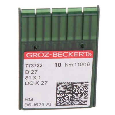 Иглы GROZ-BECKERT DCx27 (Bx27) №110/18 (уп.10шт.) (0)