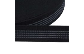 резинка тканая с латексом 3*4 цв черный 025мм (уп 25м) ekoflex купить по 44.52 для тактического снаряжения в Владивостоке 