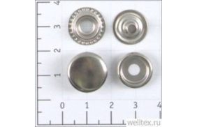 кнопка №61 цв никель нерж 15мм (уп ок.720шт) кл-04 strong купить по цене 11.53 руб - в интернет-магазине Веллтекс | Владивосток
